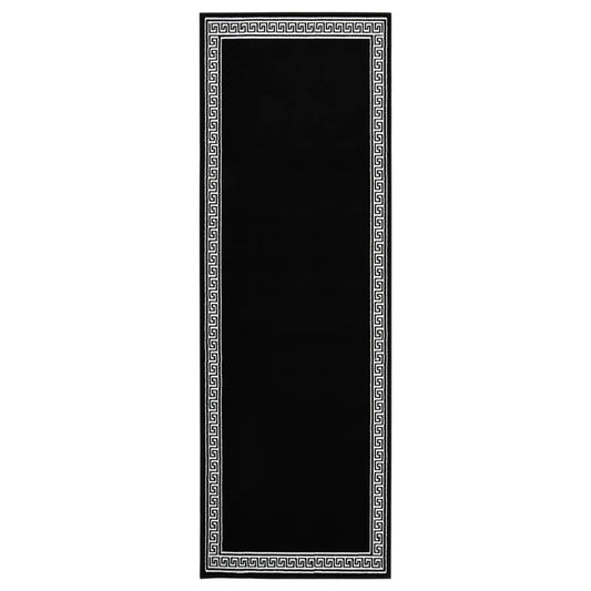 Käytävämatto BCF musta kuviolla 100x350 cm - Harrastajankoti.fi