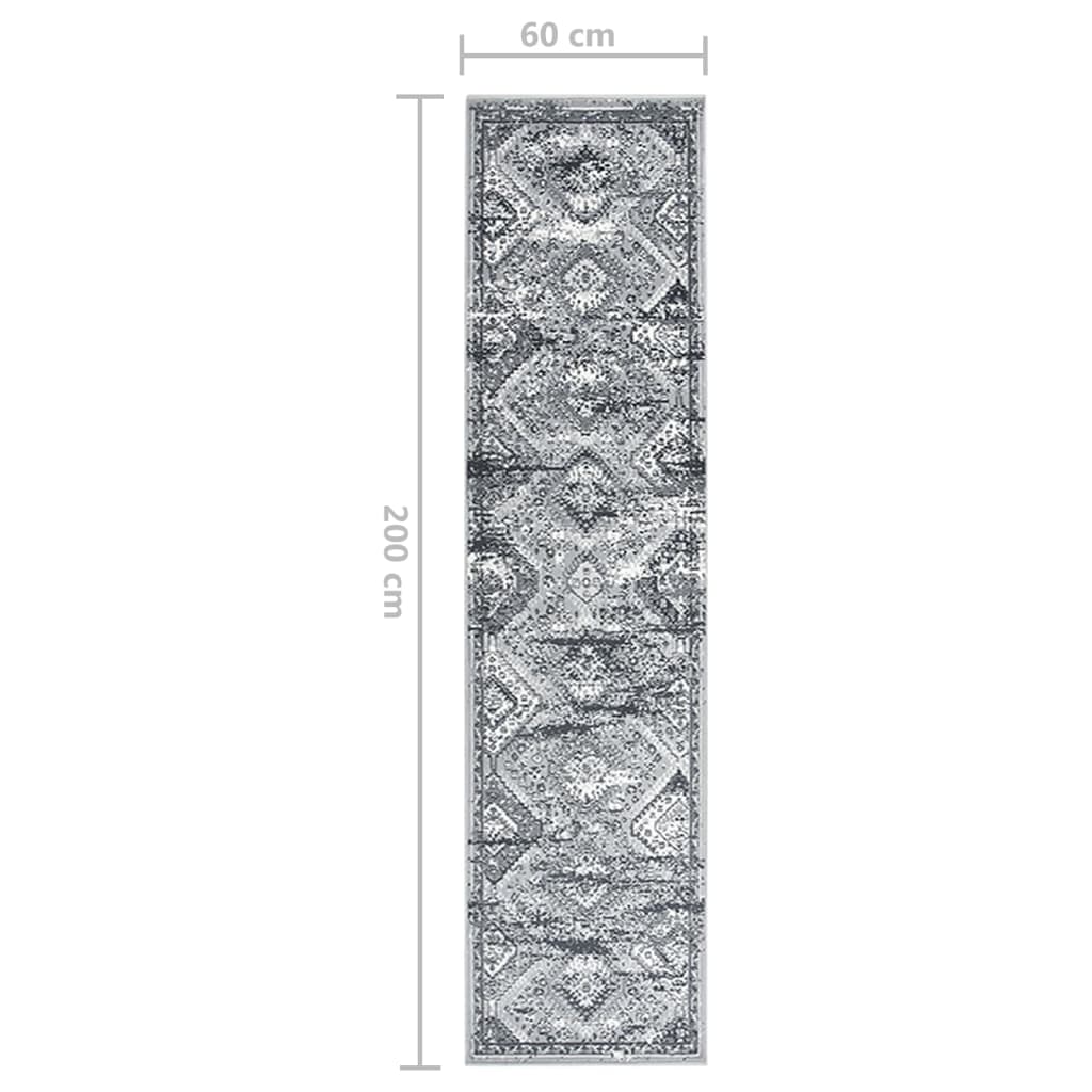 Käytävämatto BCF itämainen harmaa 60x200 cm - Harrastajankoti.fi