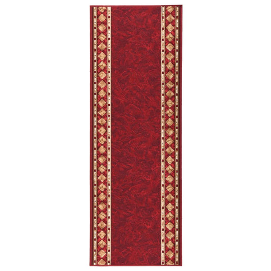 Käytävämatto punainen 67x200 cm liukumaton - Harrastajankoti.fi