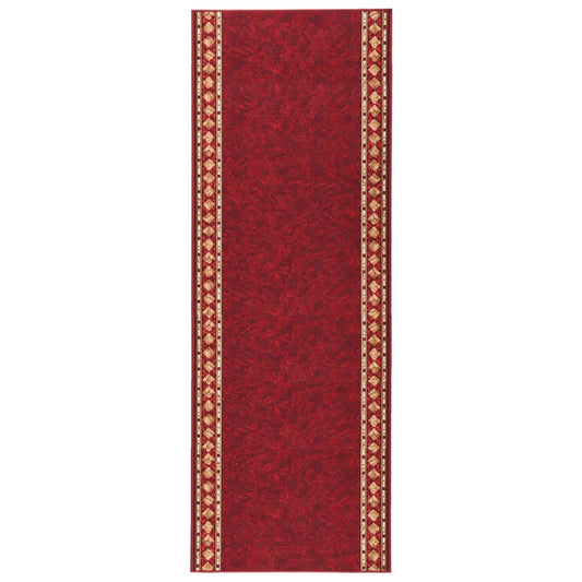 Käytävämatto punainen 100x350 cm liukumaton - Harrastajankoti.fi