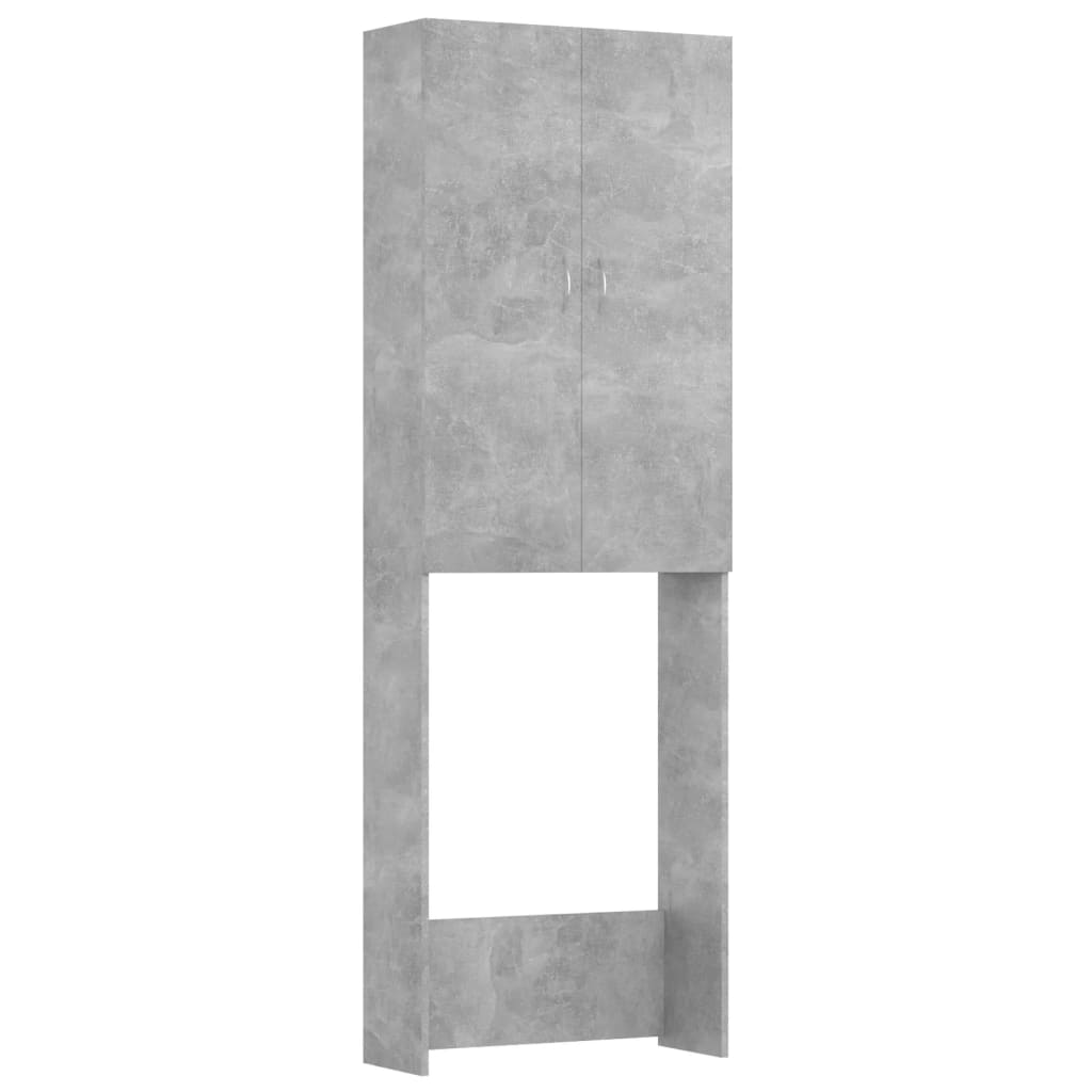 Pesukonekaappi betoninharmaa 64x25,5x190 cm - Harrastajankoti.fi