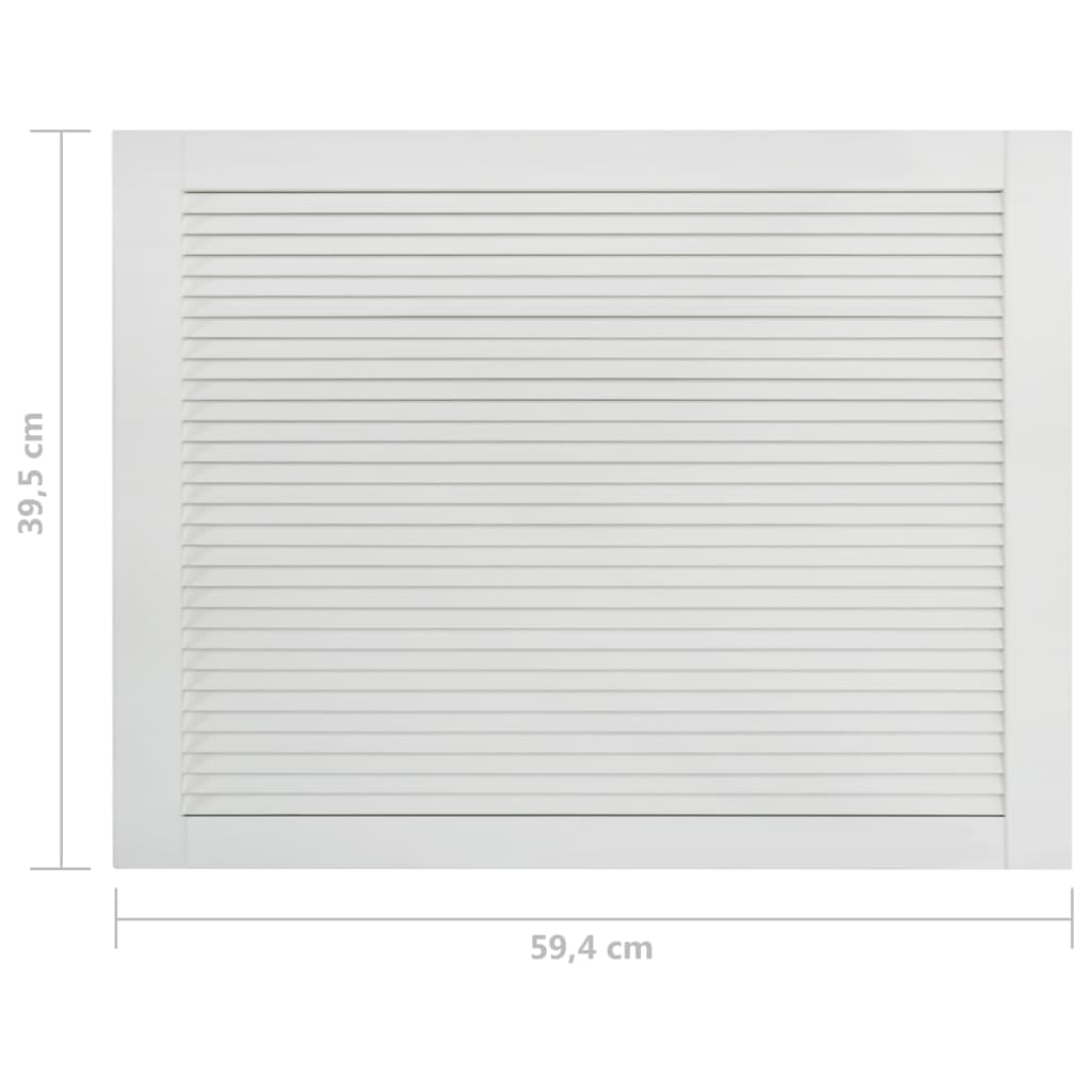 Säleikköovi täysi mänty valkoinen 39,5x59,4 cm - Harrastajankoti.fi