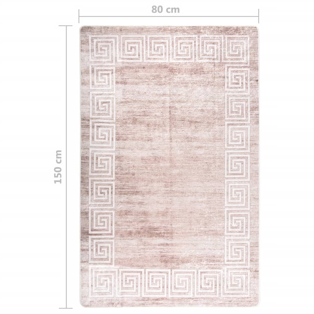 Matto pestävä 80x150 cm beige liukumaton - Harrastajankoti.fi