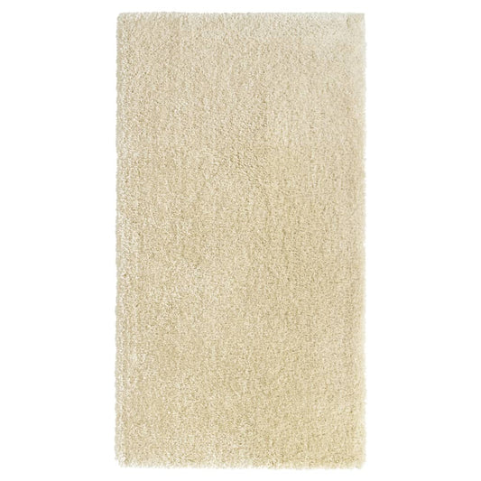Korkeanukkainen Shaggy matto beige 80x150 cm 50 mm - Harrastajankoti.fi
