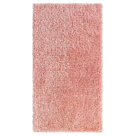 Korkeanukkainen Shaggy matto pinkki 80x150 cm 50 mm - Harrastajankoti.fi