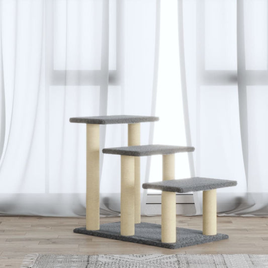 Kissan kiipeilypuu sisal- raapimispylväillä vaaleanharm 50,5 cm - Harrastajankoti.fi