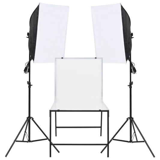 Valokuvastudiovalosarja kuvauspöydällä - Harrastajankoti.fi