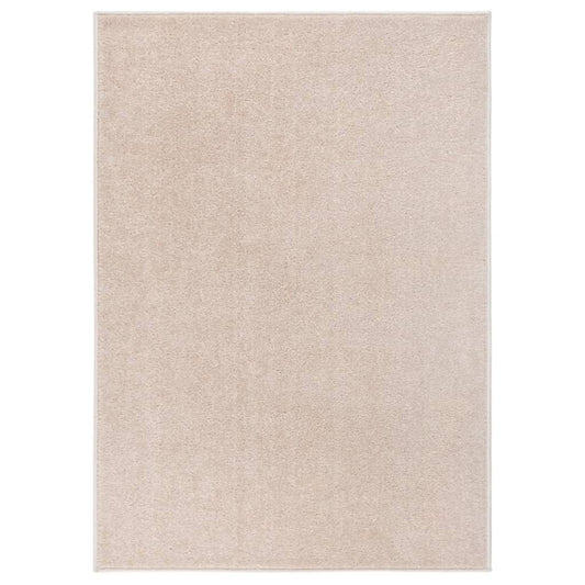 Lyhytnukkainen matto 240x340 cm tumma beige - Harrastajankoti.fi