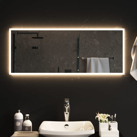 Kylpyhuoneen LED-peili 100x40 cm - Harrastajankoti.fi