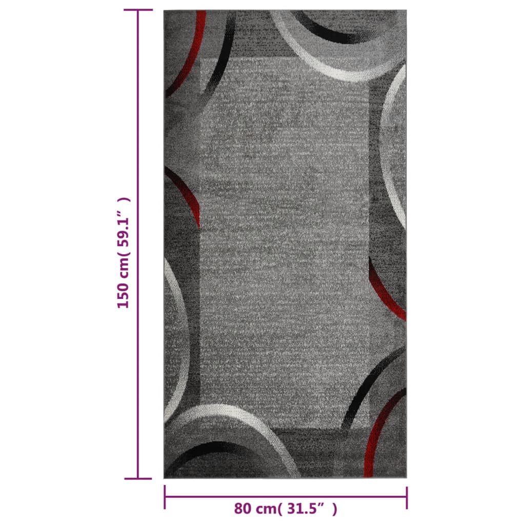 Olohuoneen matto 80x150 cm monivärinen - Harrastajankoti.fi
