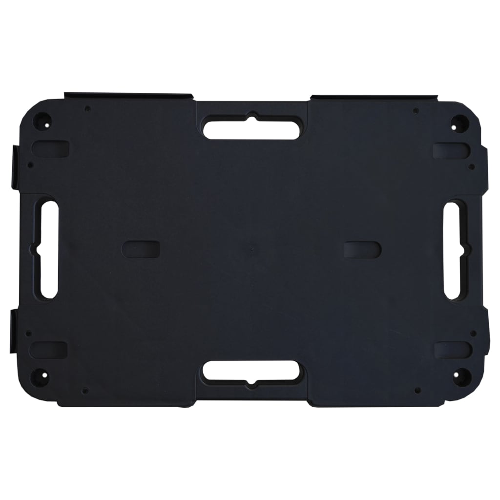 Kuljetuskärry musta 58x38x12 cm PP - Harrastajankoti.fi