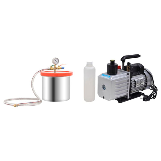 Tyhjiökammio 2-vaiheisella pumpulla 7,4 l - Harrastajankoti.fi