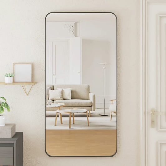 Seinäpeili musta 50x100 cm suorakulmio - Harrastajankoti.fi