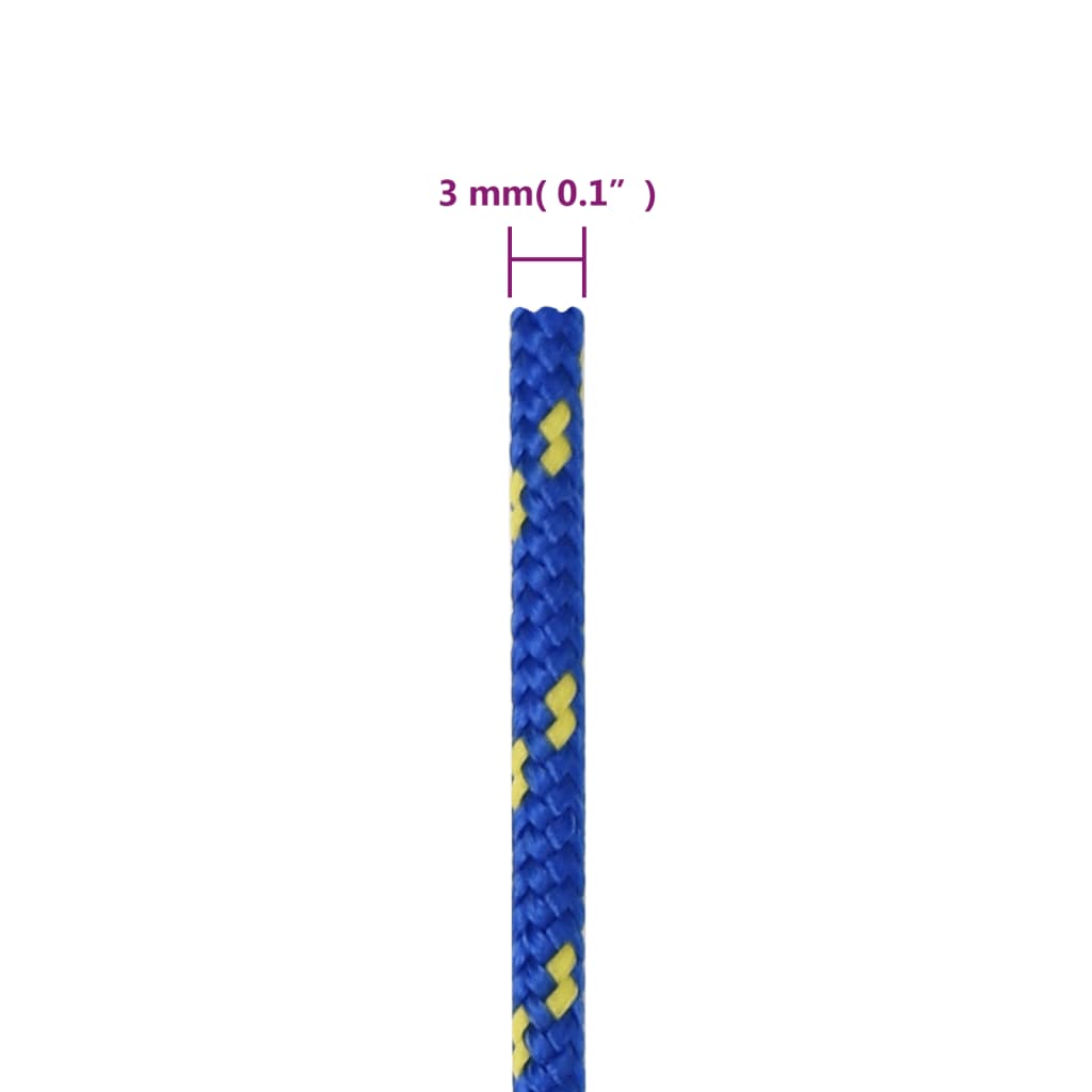 Veneköysi sininen 3 mm 100 m polypropeeni - Harrastajankoti.fi