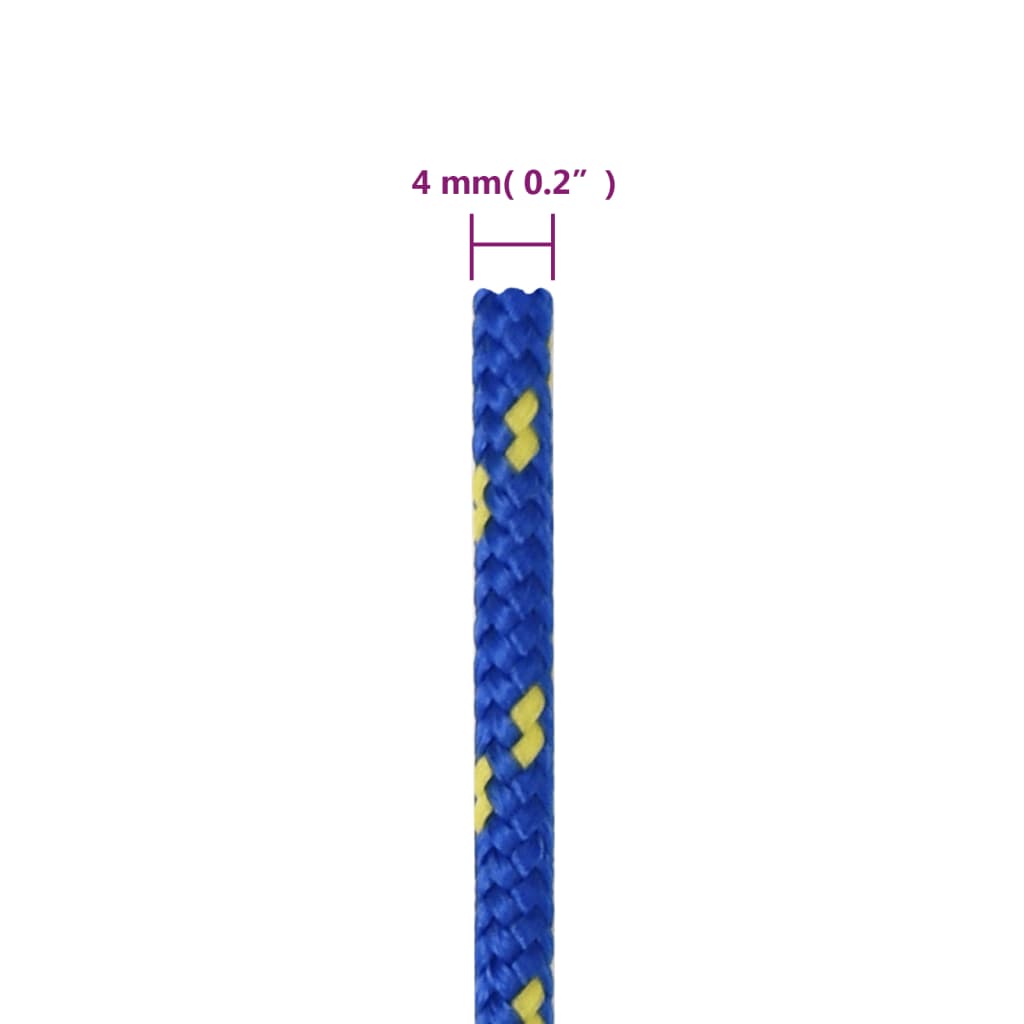 Veneköysi sininen 4 mm 250 m polypropeeni - Harrastajankoti.fi