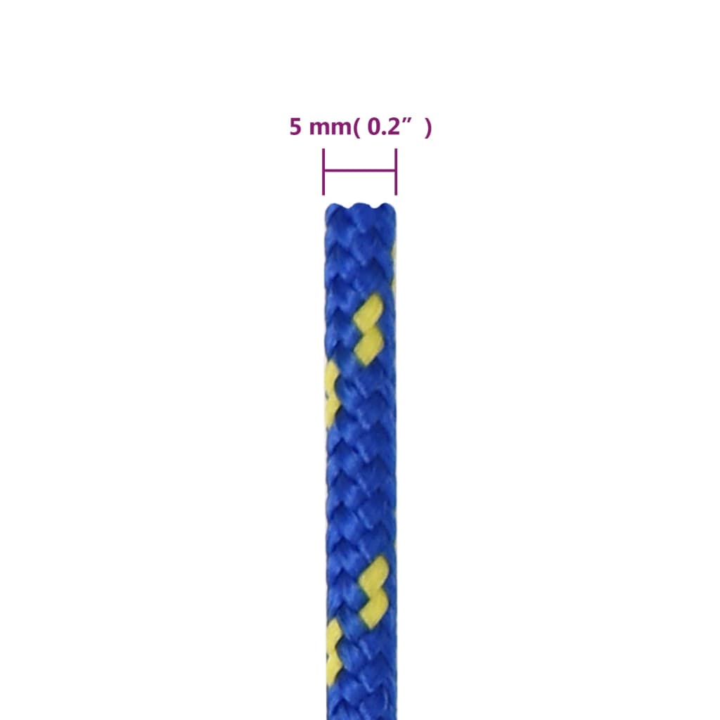 Veneköysi sininen 5 mm 50 mm polypropeeni - Harrastajankoti.fi