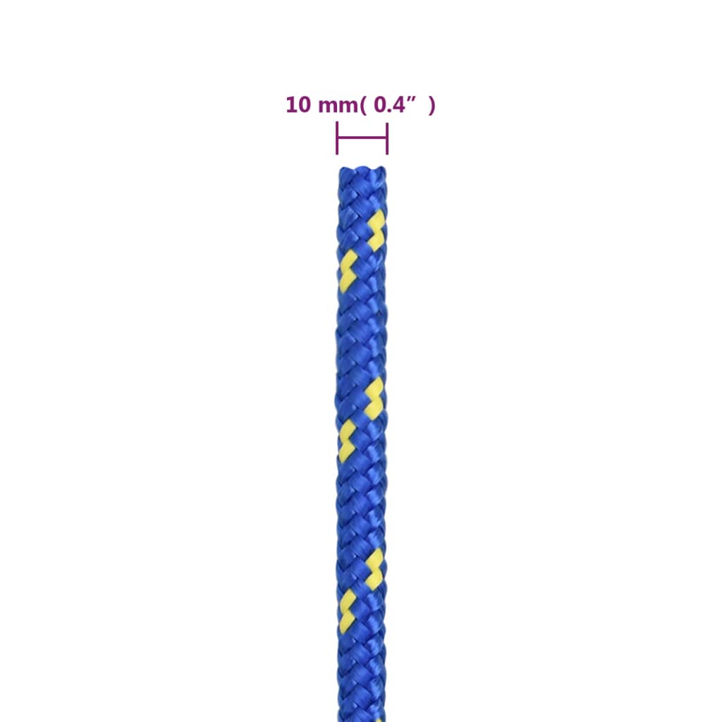 Veneköysi sininen 10 mm 25 m polypropeeni - Harrastajankoti.fi