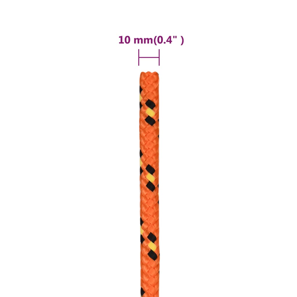 Veneköysi oranssi 10 mm 100 m polypropeeni - Harrastajankoti.fi