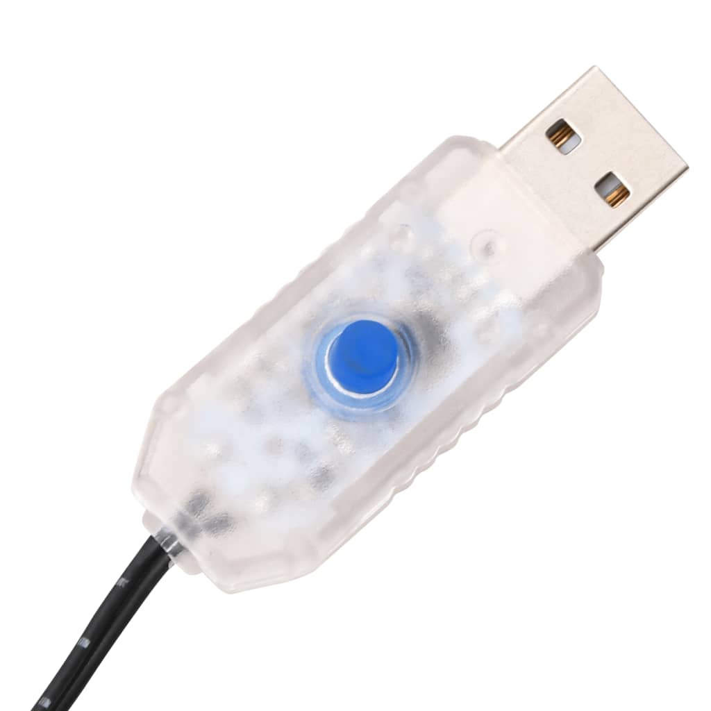 LED-palmu lämmin valkoinen 88 LED-valoa 150 cm - Harrastajankoti.fi