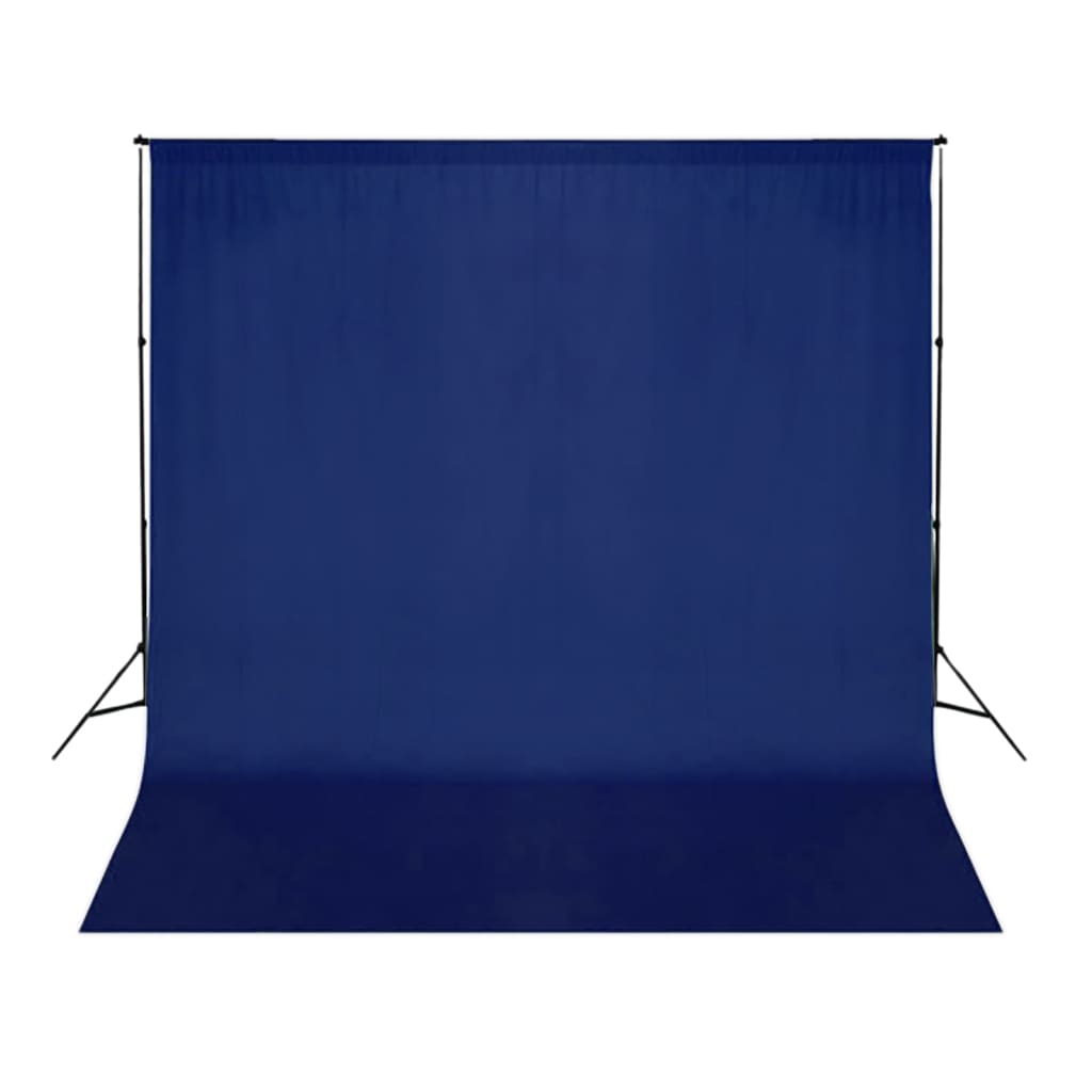 Taustakangas puuvilla sininen 300x300 cm chromakey - Harrastajankoti.fi