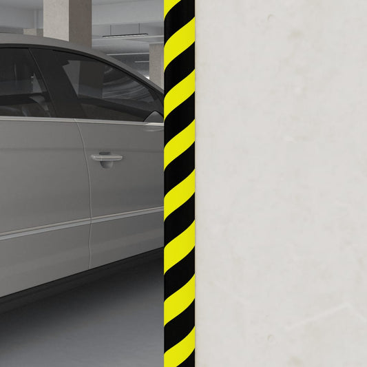 Kulmasuoja keltainen ja musta 4x4x104 cm PU - Harrastajankoti.fi