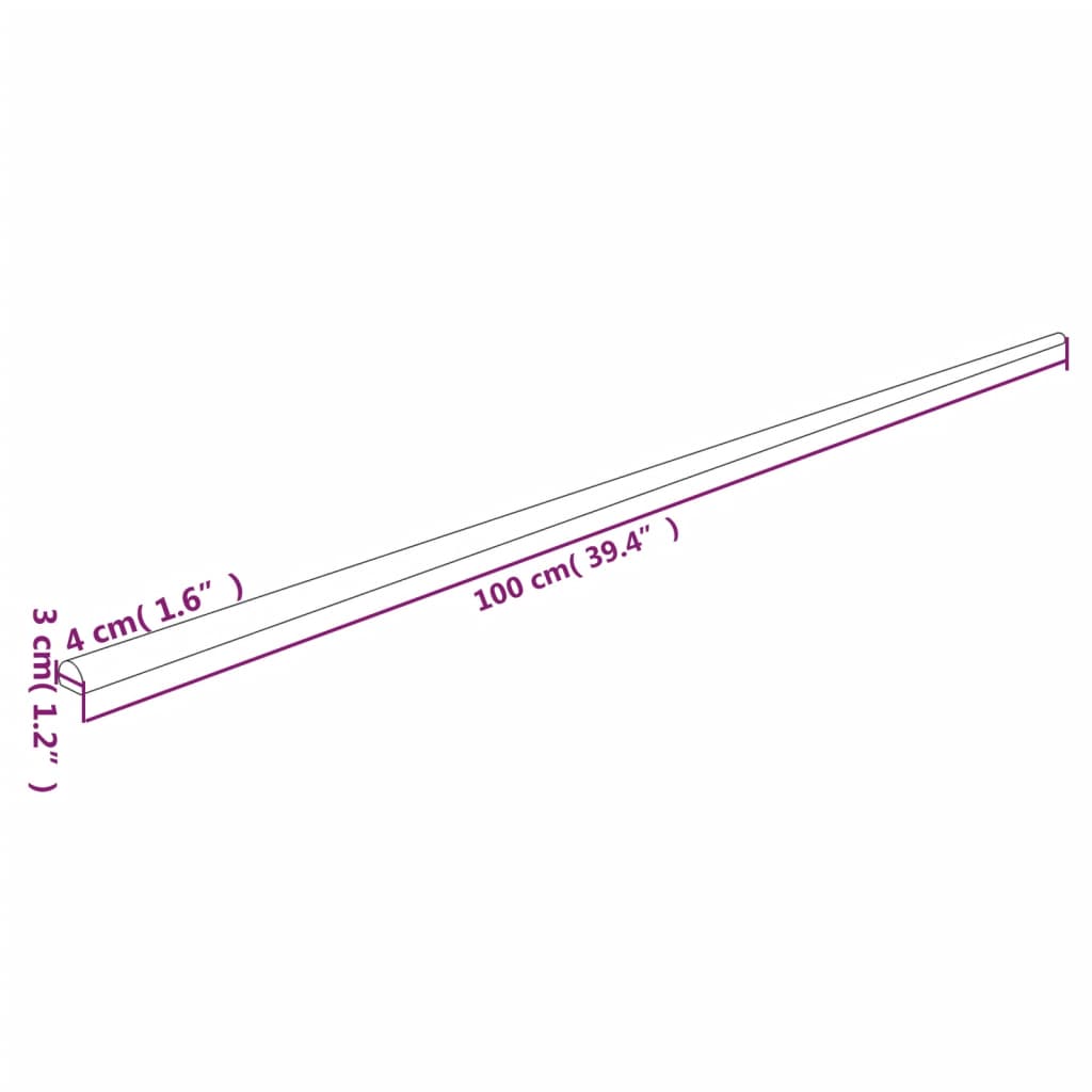 Kulmasuojat 2 kpl keltainen ja musta 4x3x100 cm PU - Harrastajankoti.fi
