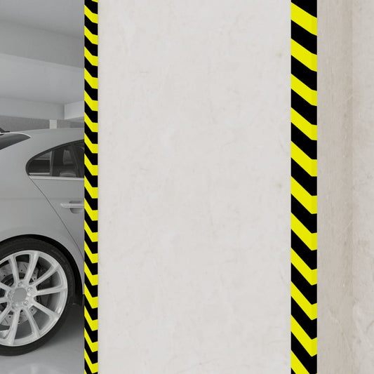 Kulmasuojat 2 kpl keltainen ja musta 6x2x101,5 cm PU - Harrastajankoti.fi