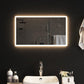 Kylpyhuoneen LED-peili 40x70 cm - Harrastajankoti.fi