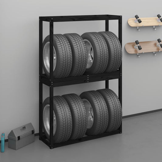 Rengasteline musta 120x40x180 cm täysi mänty - Harrastajankoti.fi