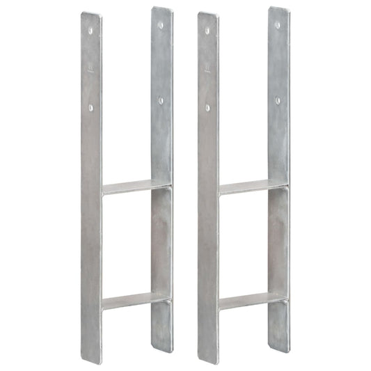 Aita-ankkurit 2 kpl hopea 14x6x60 cm galvanoitu teräs - Harrastajankoti.fi