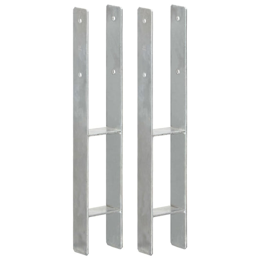 Aita-ankkurit 2 kpl hopea 9x6x60 cm galvanoitu teräs - Harrastajankoti.fi