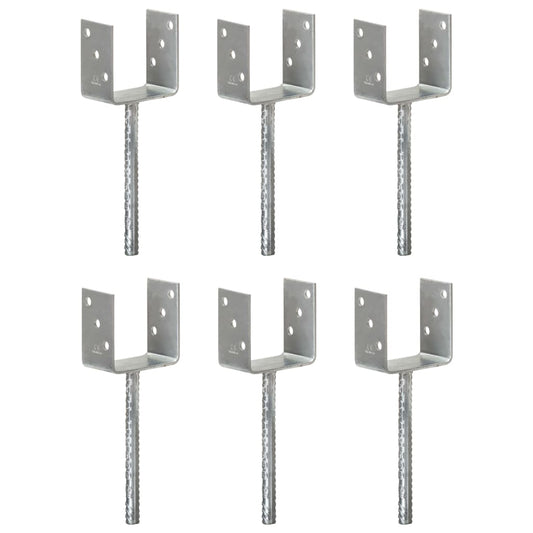 Aita-ankkurit 6 kpl hopea 10x6x30 cm galvanoitu teräs - Harrastajankoti.fi