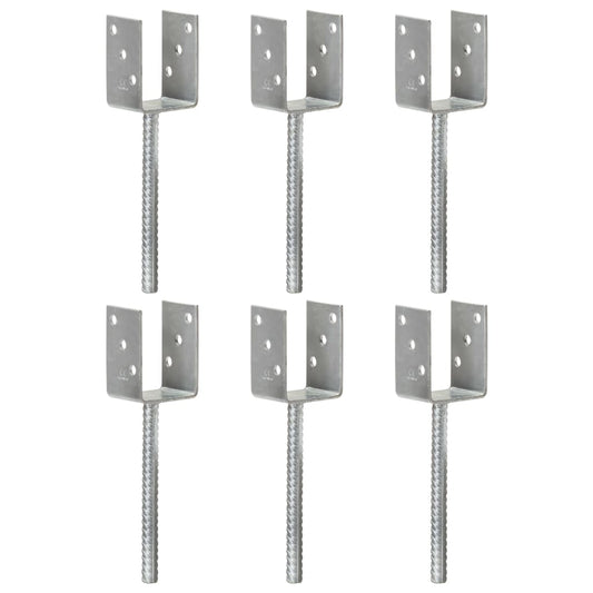 Aita-ankkurit 6 kpl hopea 7x6x30 cm galvanoitu teräs - Harrastajankoti.fi