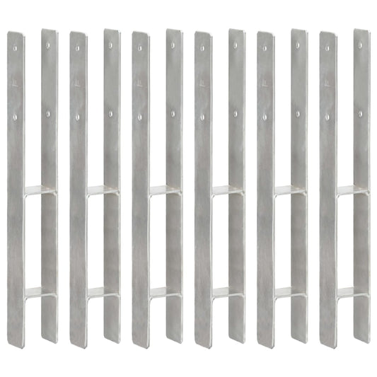 Aita-ankkurit 6 kpl hopea 7x6x60 cm galvanoitu teräs - Harrastajankoti.fi