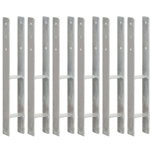 Aita-ankkurit 6 kpl hopea 8x6x60 cm galvanoitu teräs - Harrastajankoti.fi