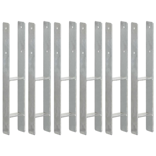 Aita-ankkurit 6 kpl hopea 9x6x60 cm galvanoitu teräs - Harrastajankoti.fi