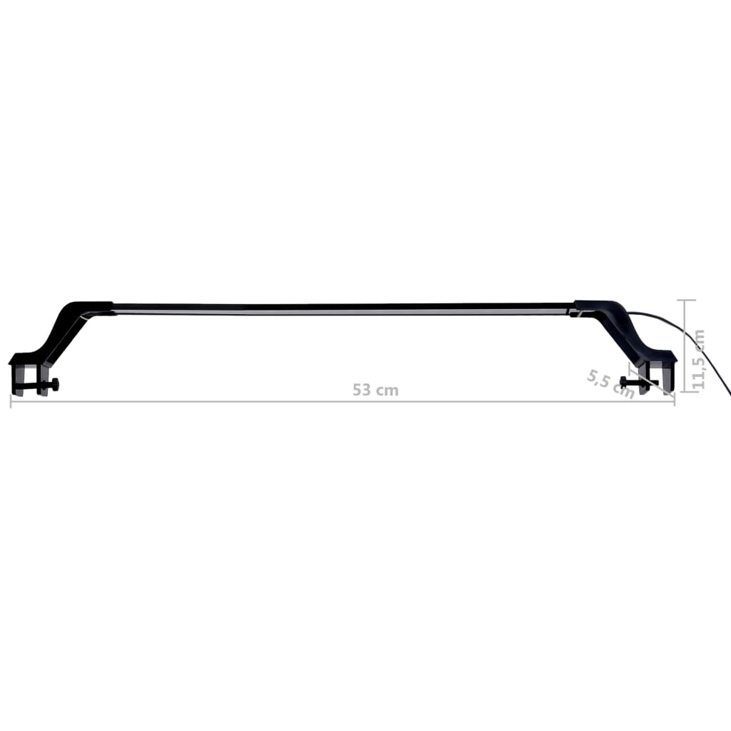 Akvaarion LED-valo kiinnittimillä 55-70 cm sininen ja valkoinen - Harrastajankoti.fi