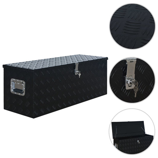 Alumiinilaatikko 1085x370x400 cm musta - Harrastajankoti.fi