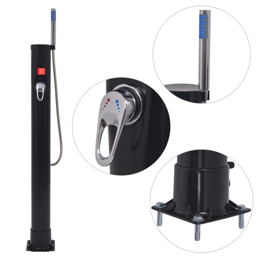 Aurinkosuihku 8 L PVC Teräs - Harrastajankoti.fi