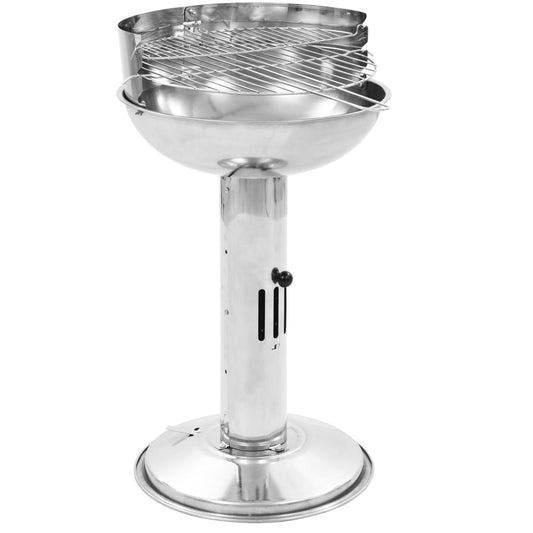 BBQ-grilli jalustalla ruostumaton teräs - Harrastajankoti.fi