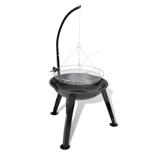 BBQ Seisova Hiiligrilli Roikkuvalla Ritilällä - Harrastajankoti.fi