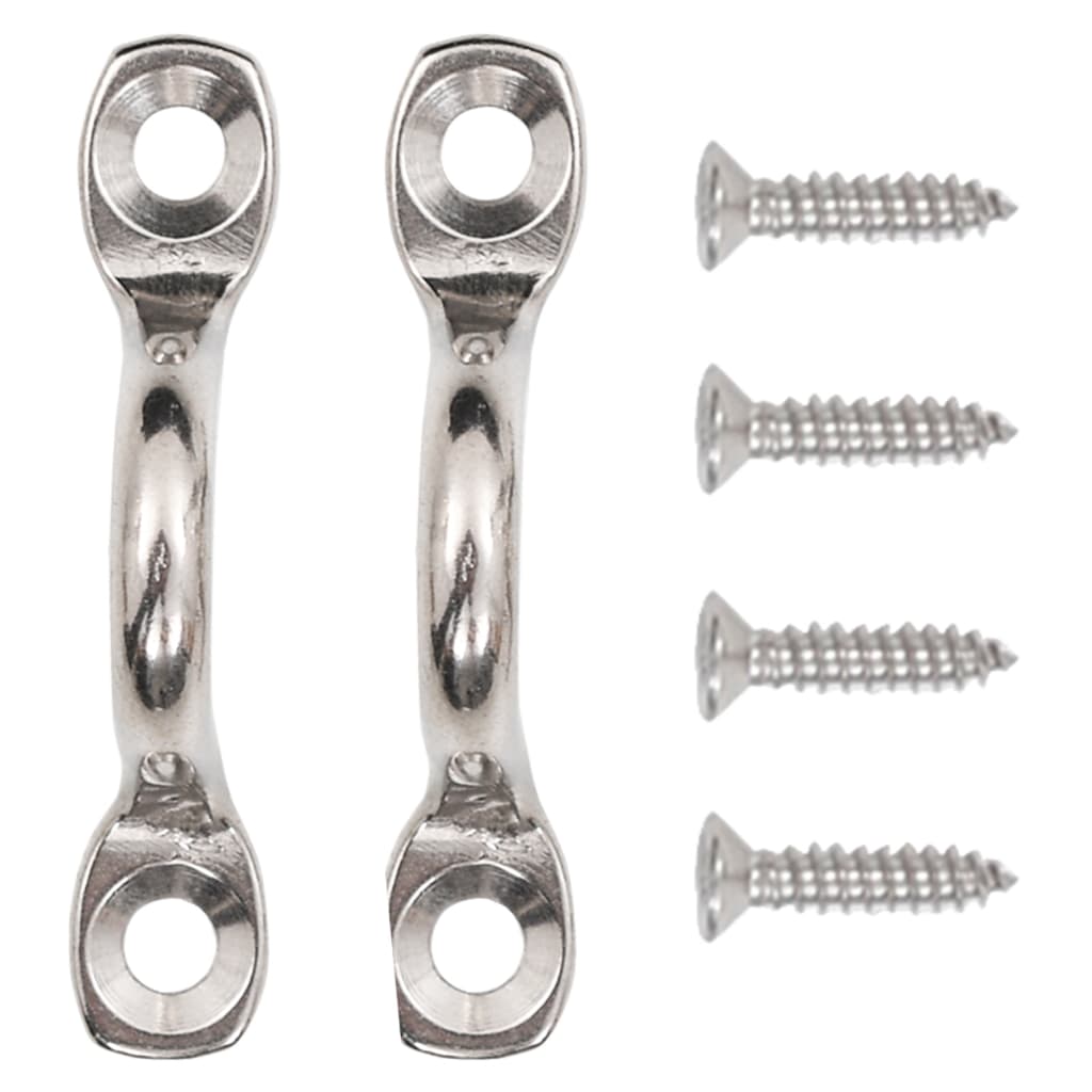 Biminikatoksen hihnat 2 kpl kangas ja ruostumaton teräs - Harrastajankoti.fi