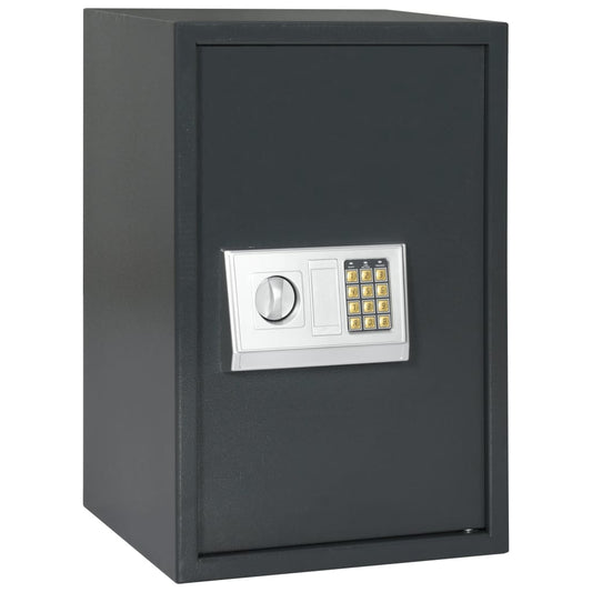 Digitaalinen tallelokero tummanharmaa 40x35x60 cm - Harrastajankoti.fi