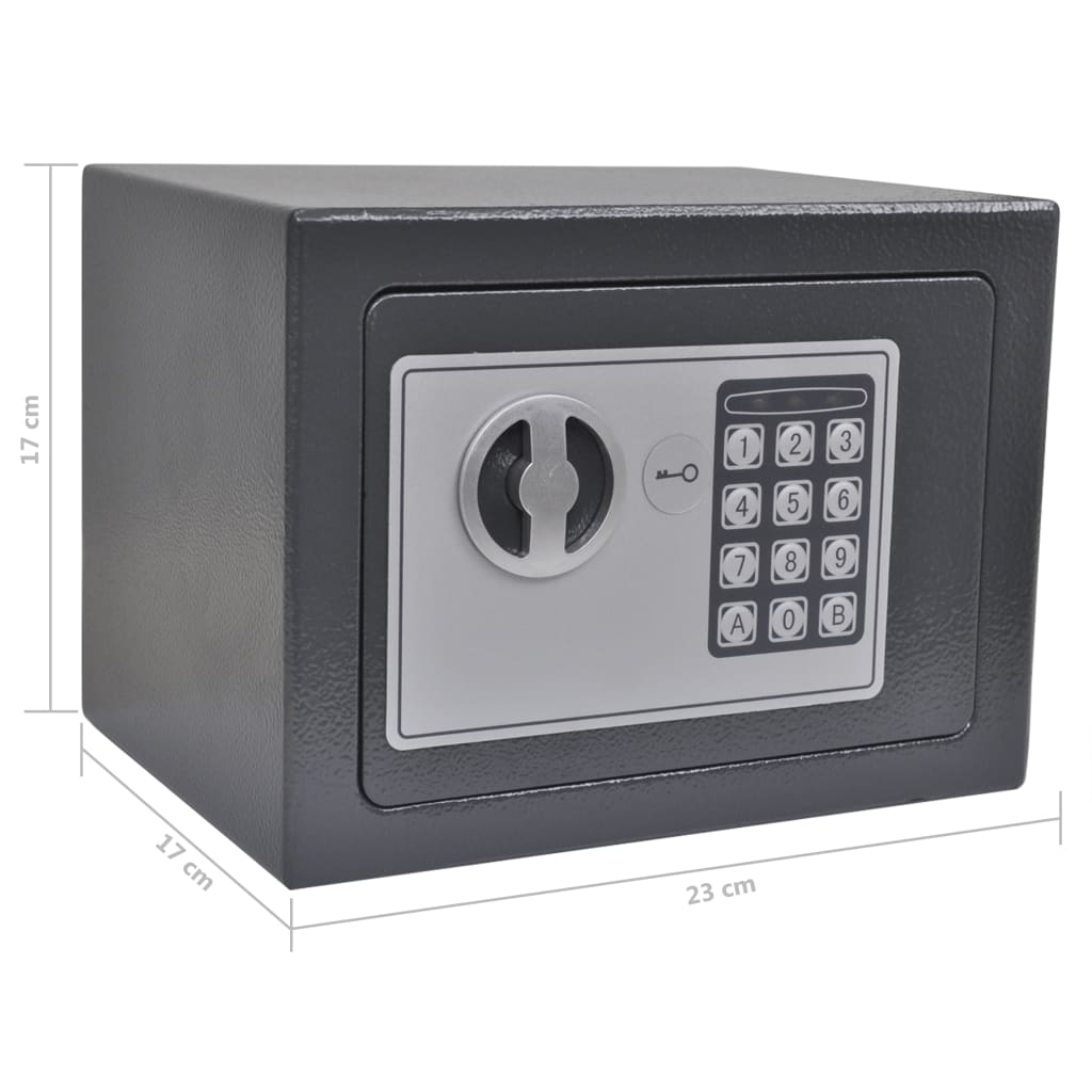 Elektroninen digitaalinen kassakaappi 23x17x17 cm - Harrastajankoti.fi
