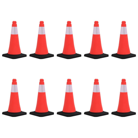 Heijastavat liikennekartiot vankoilla pohjilla 10 kpl 50 cm - Harrastajankoti.fi