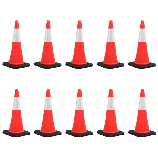 Heijastavat liikennekartiot vankoilla pohjilla 10 kpl 75 cm - Harrastajankoti.fi