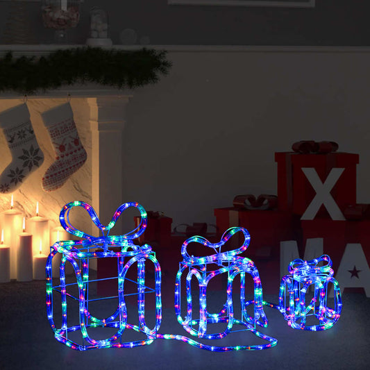 Joulukoriste lahjapaketit 180 LED-valoa sisä-/ulkokäyttöön - Harrastajankoti.fi