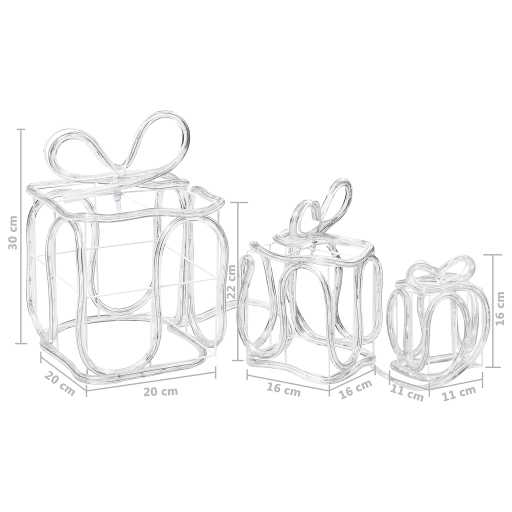 Joulukoriste lahjapaketit 180 LED-valoa sisä-/ulkokäyttöön - Harrastajankoti.fi