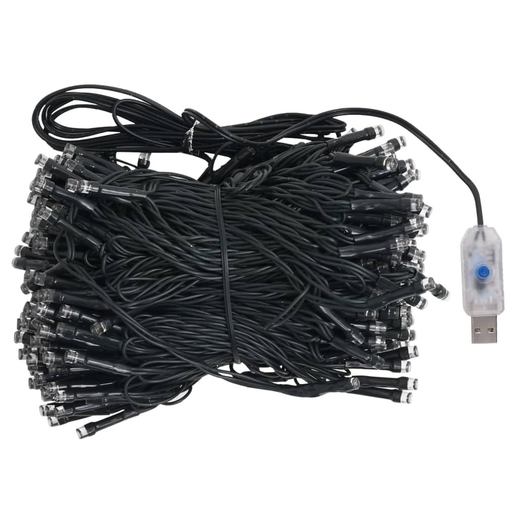 Jouluköynnös LED-valoilla ja palloilla vihreä 20 m PVC - Harrastajankoti.fi