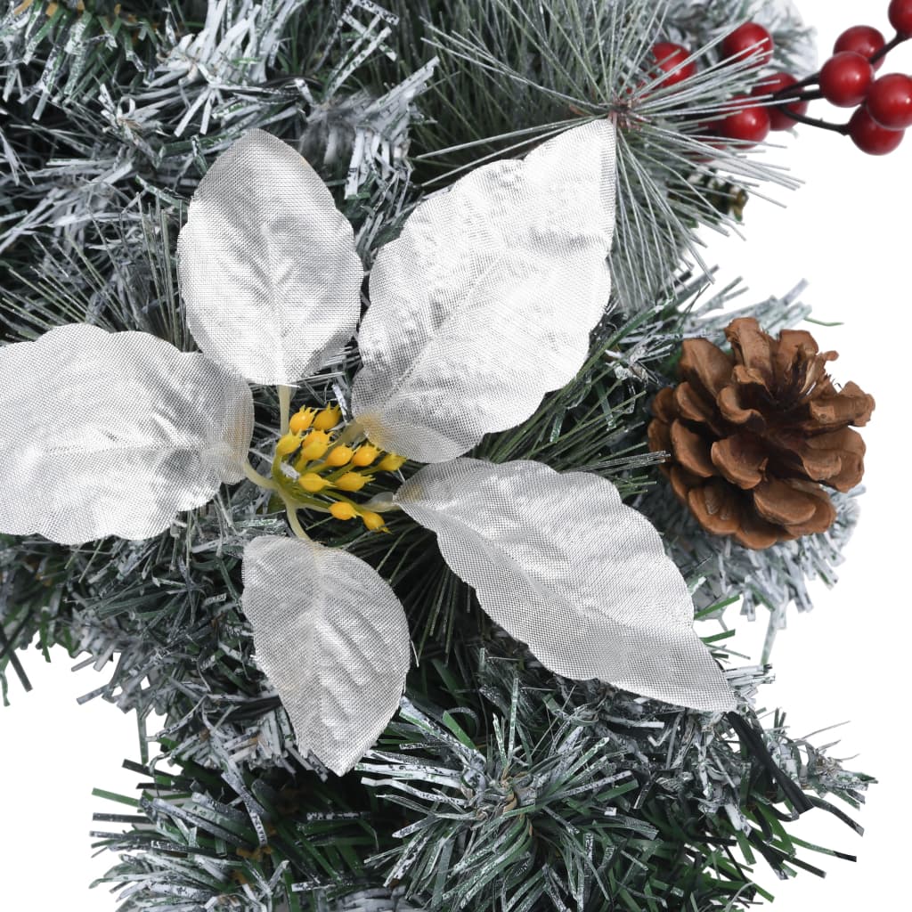 Jouluköynnös LED-valoilla vihreä 2,7 m PVC - Harrastajankoti.fi